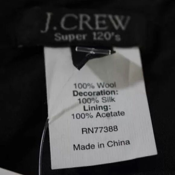 J. Crew Super 120’s NWOT Wool Pleated Sleeveless A-Line Dress in Black size 6 - Picture 7 of 7